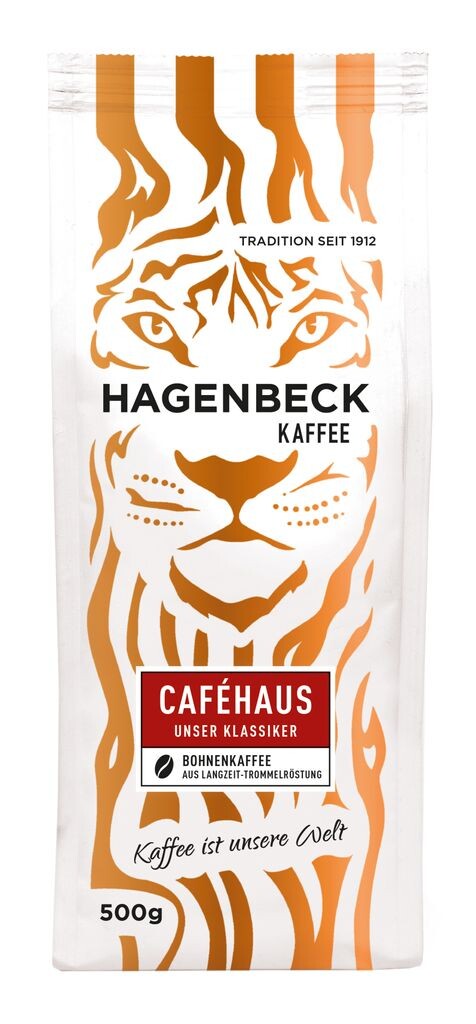 

Кофе HAGENBECK, cafe house, обжаренный кофе, цельные кофейные зерна, 500г Meyer & Horn