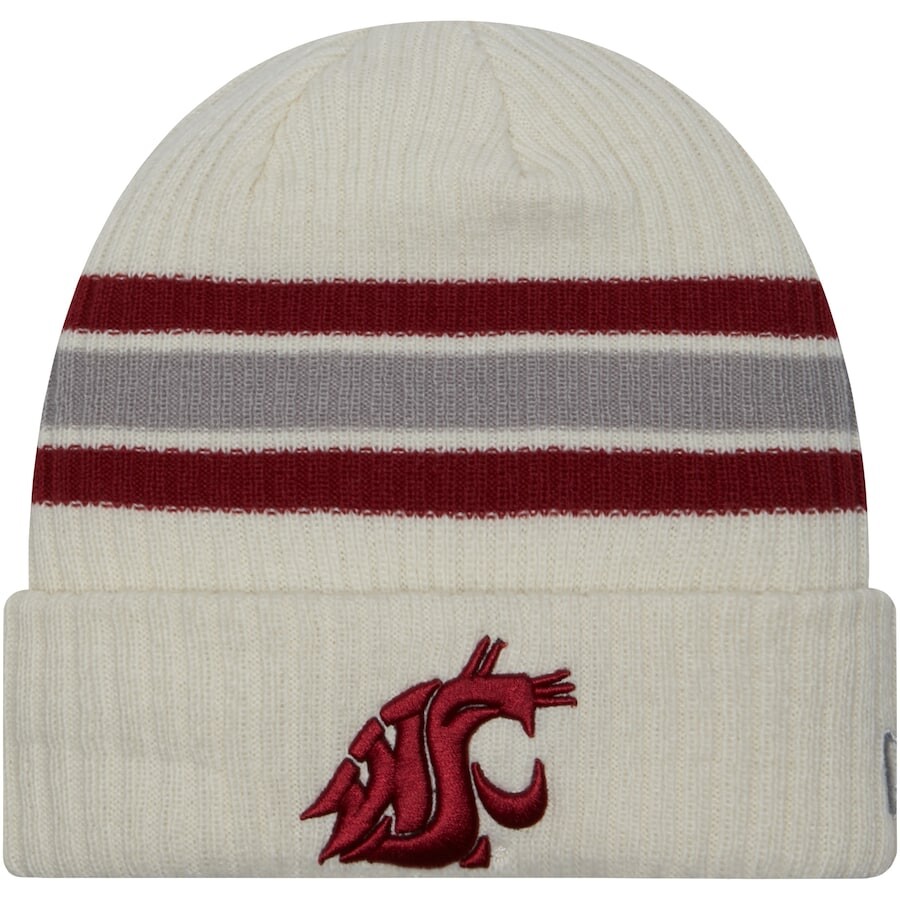 

Шапка New Era Washington State Cougars, кремовый