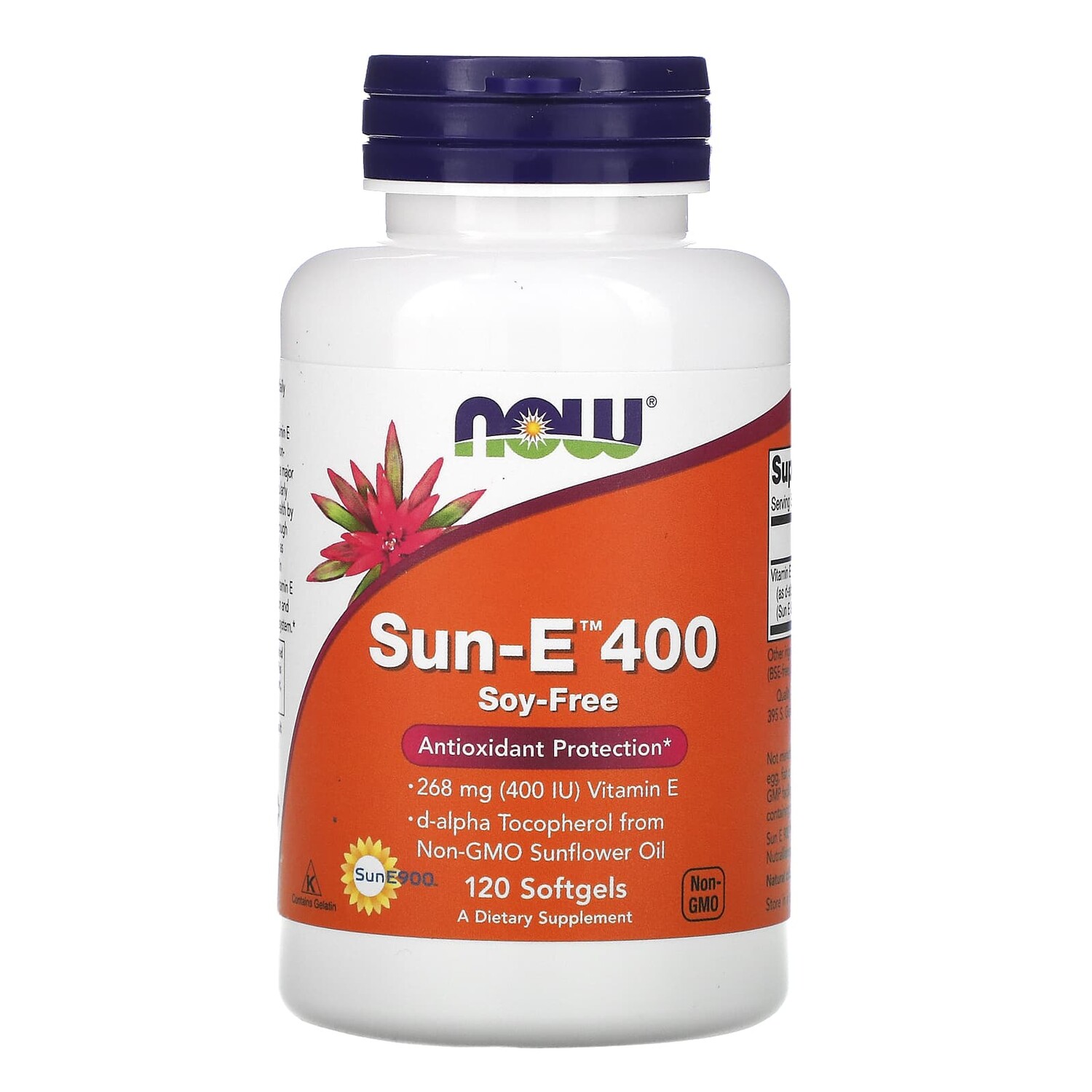 

Sun-E 400, 120 капсул, NOW Foods