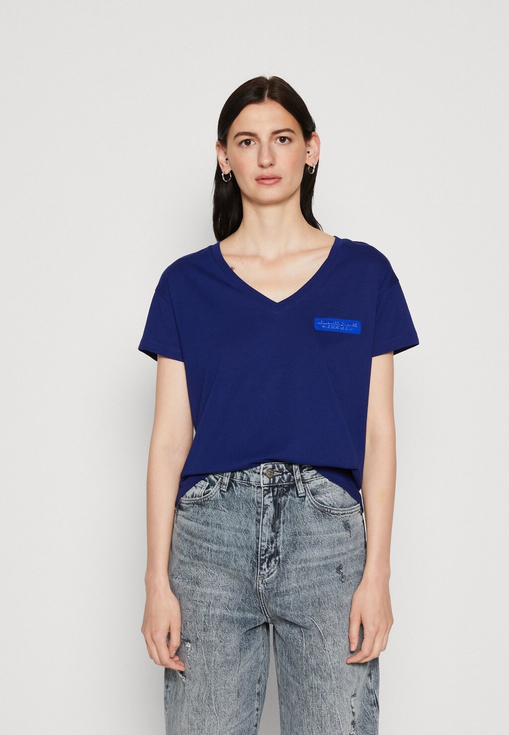 

Базовая футболка Armani Exchange, Синий