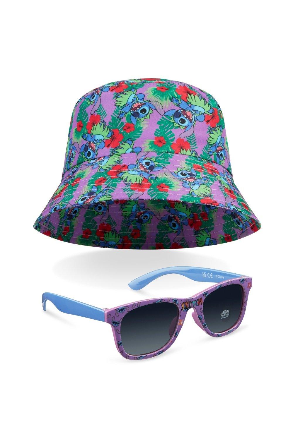 Набор Stitch: панама и солнцезащитные очки Disney, мультиколор