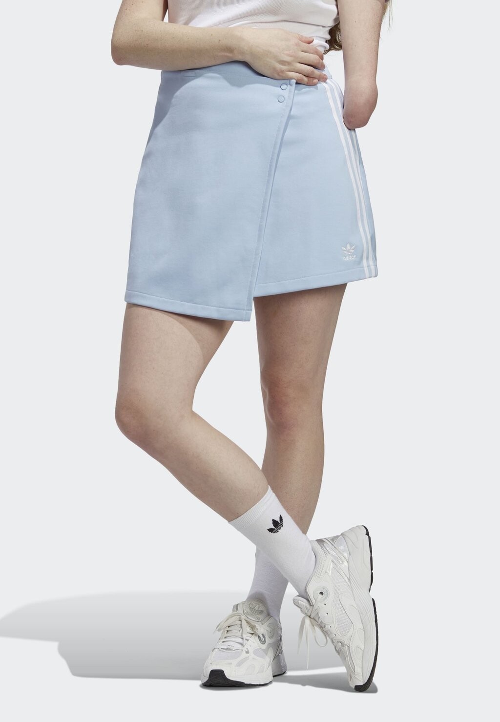 

Юбка-трапеция adidas Originals, синий