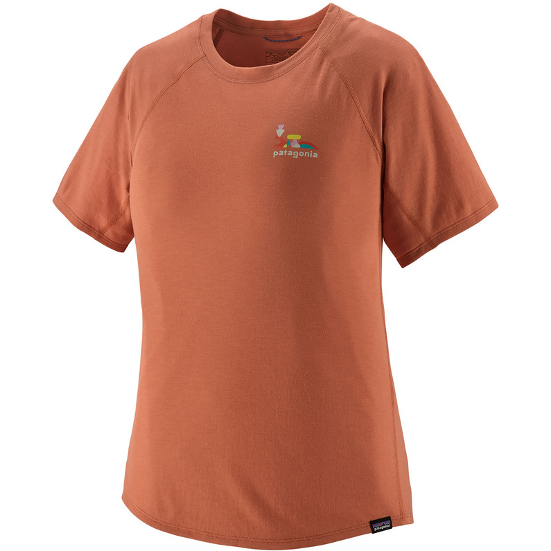 Женская футболка с графическим рисунком Cool Trail Patagonia, коричневый