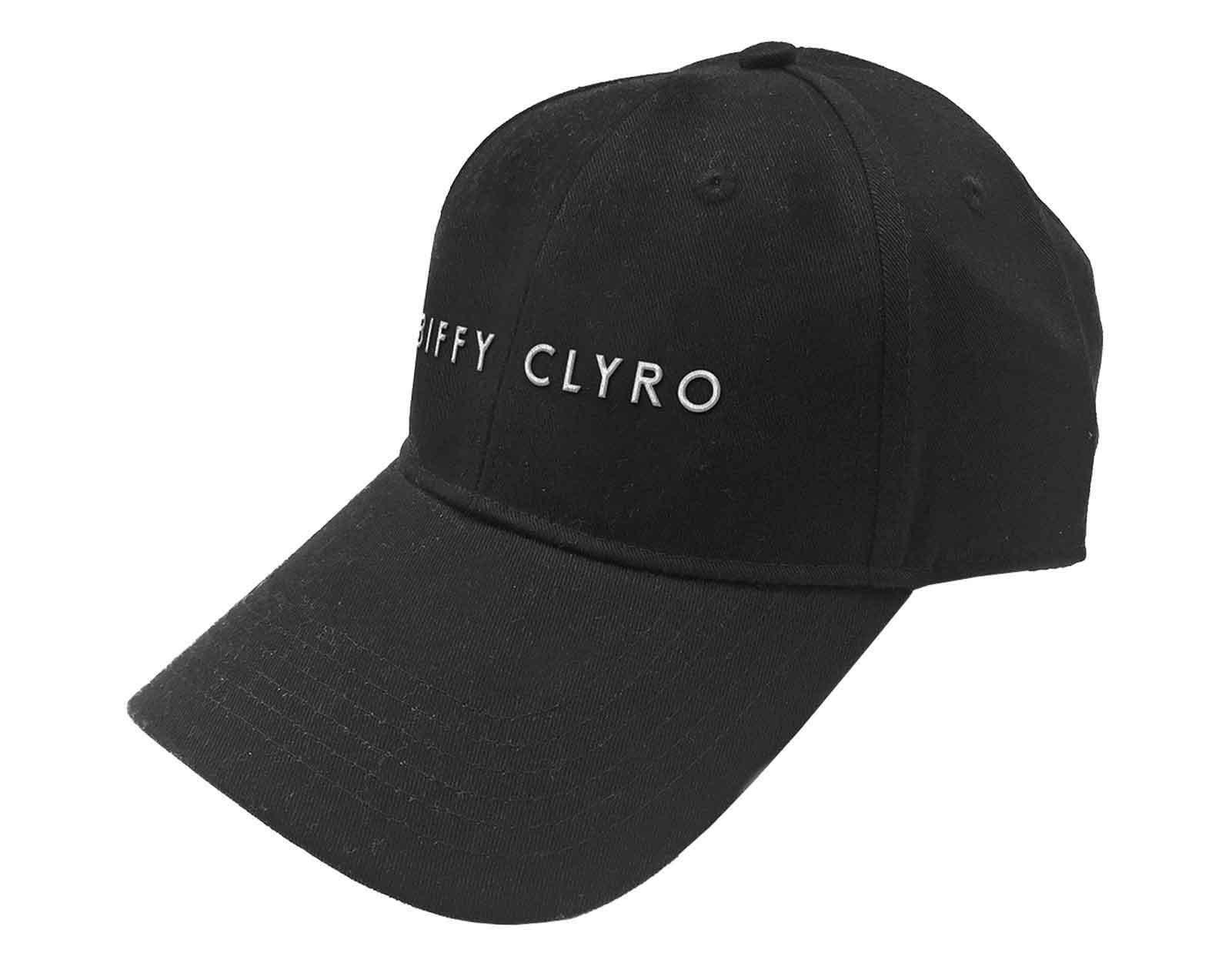 Бейсбольная кепка с текстовым ремешком и логотипом Biffy Clyro, черный