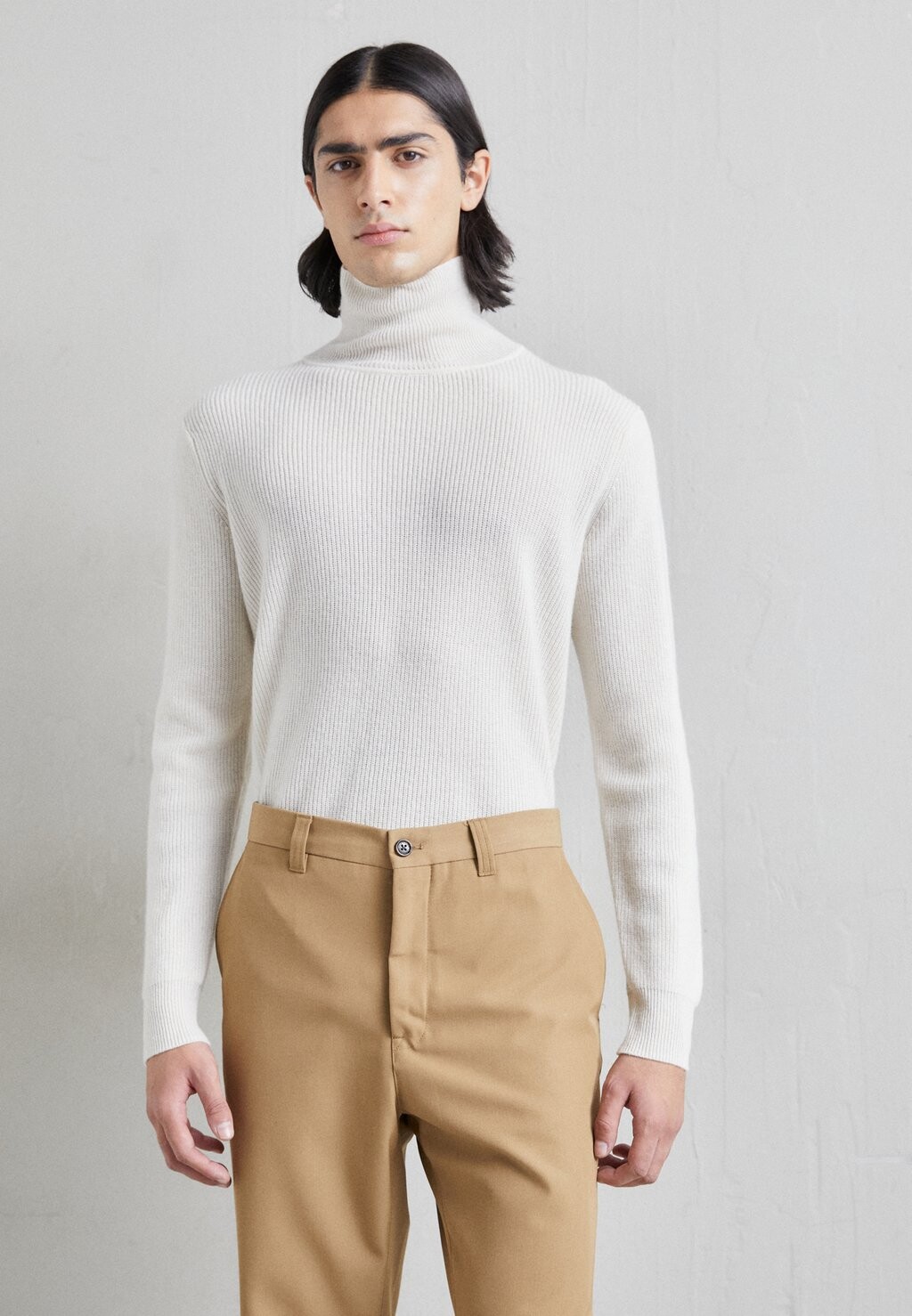 

Свитер Cashmere Rollneck KNITID, цвет white ice