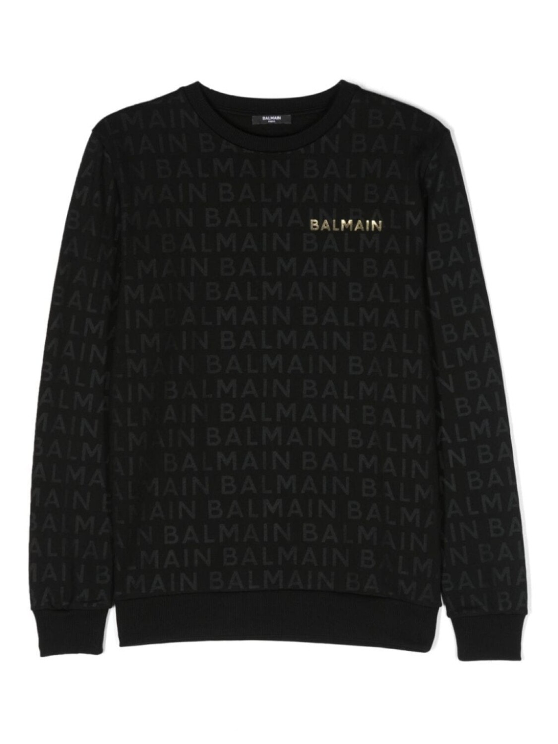 

Balmain Kids толстовка с логотипом, черный