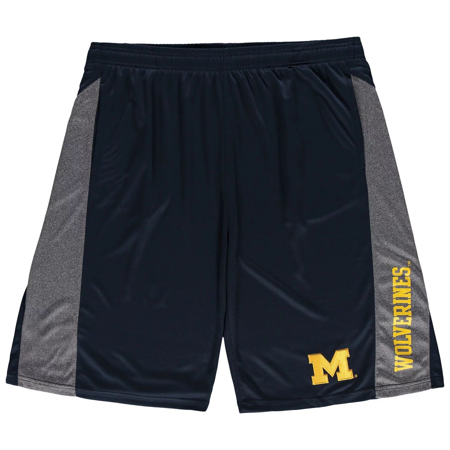 

Мужские темно-синие фактурные шорты Michigan Wolverines Big & Tall