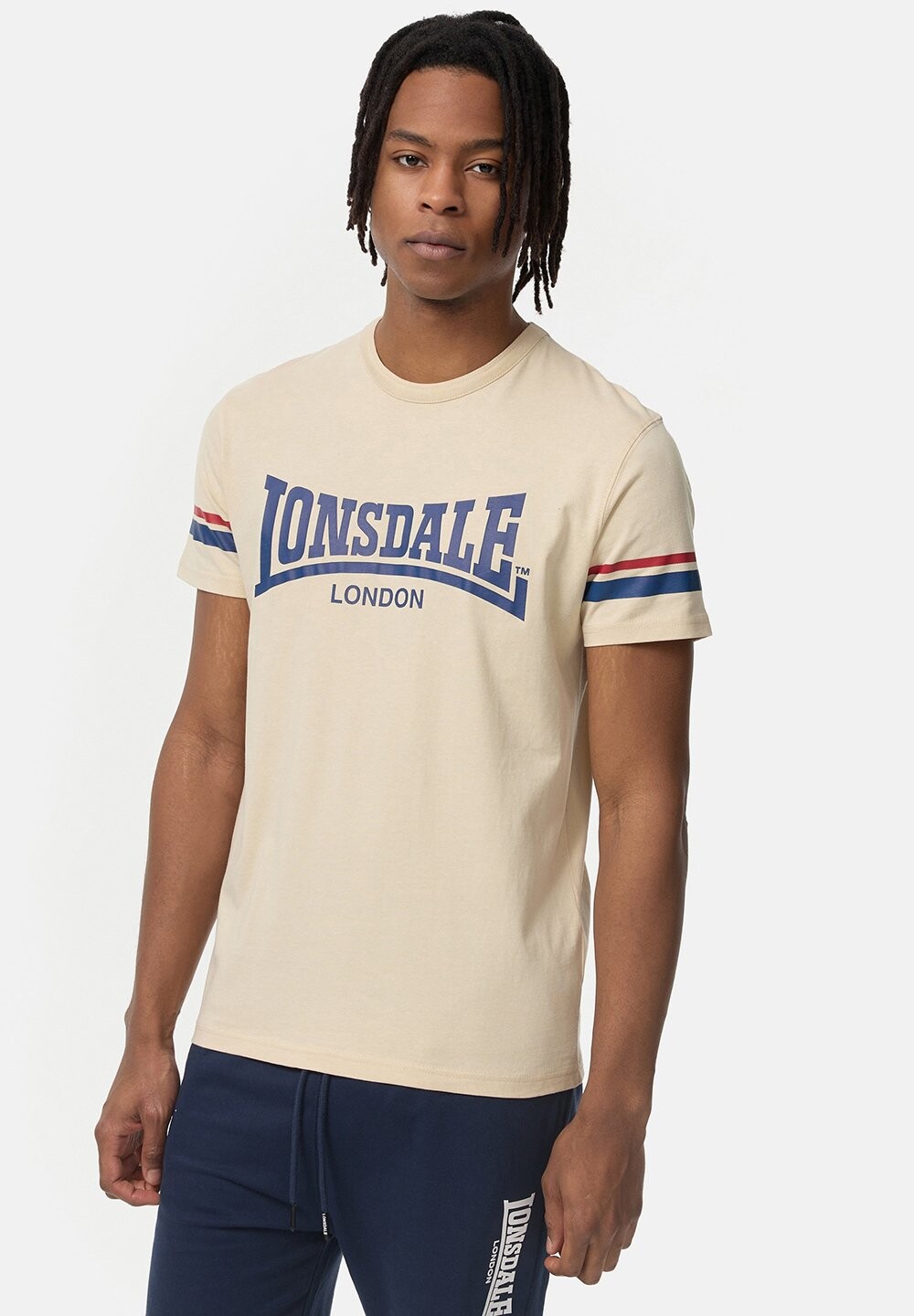 

Футболка с принтом Lonsdale, песочный