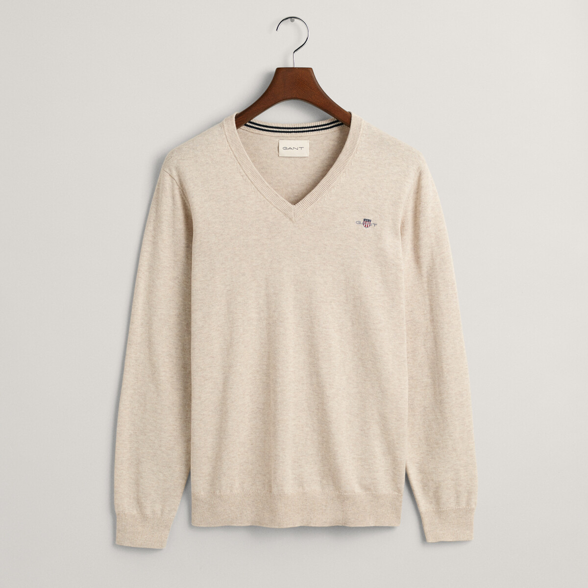 

Свитер Gant, цвет LightBeigeMelange