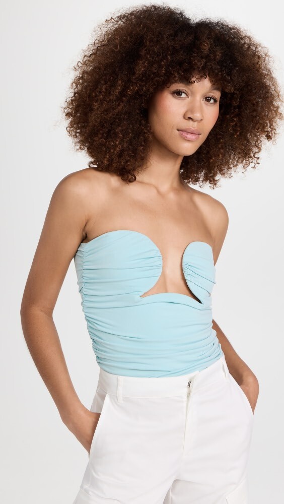 

Топ Pixie Market Dominique Wire Bustier, синий