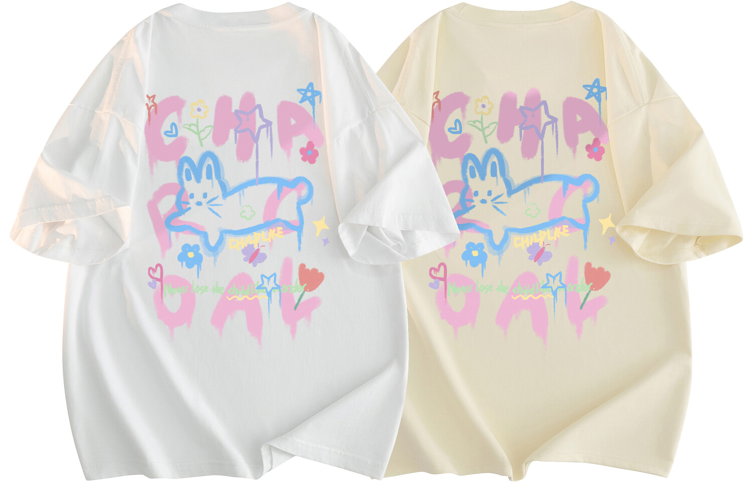 

Футболка унисекс Original Charcoal, цвет Set of two (apricot + rose)