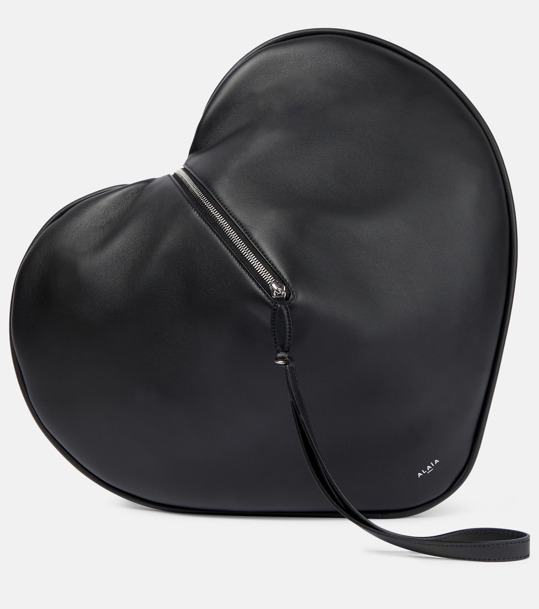 Кожаный клатч le cœur Alaïa, черный металлическая сумка на плечо le cœur alaïa серебро