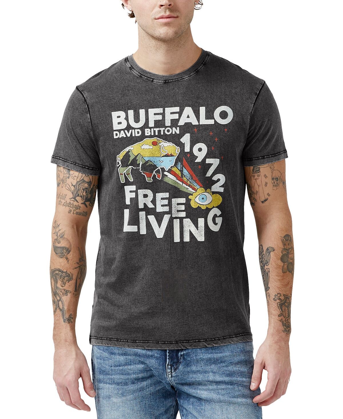 

Мужская футболка Tatew с короткими рукавами Buffalo David Bitton