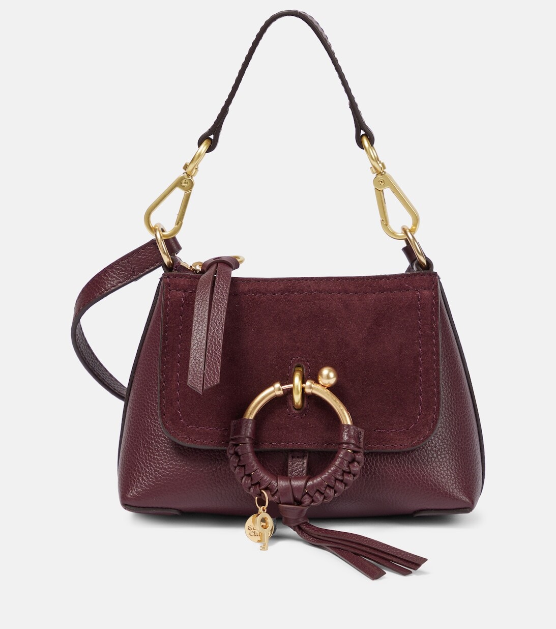 

Маленькая кожаная сумка через плечо Joan See By Chloé, фиолетовый