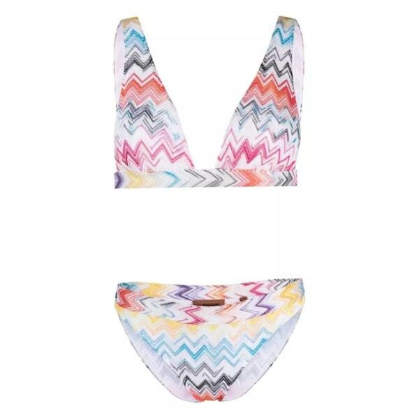 

Купальник signature zig-zag woven bikini Missoni, мультиколор