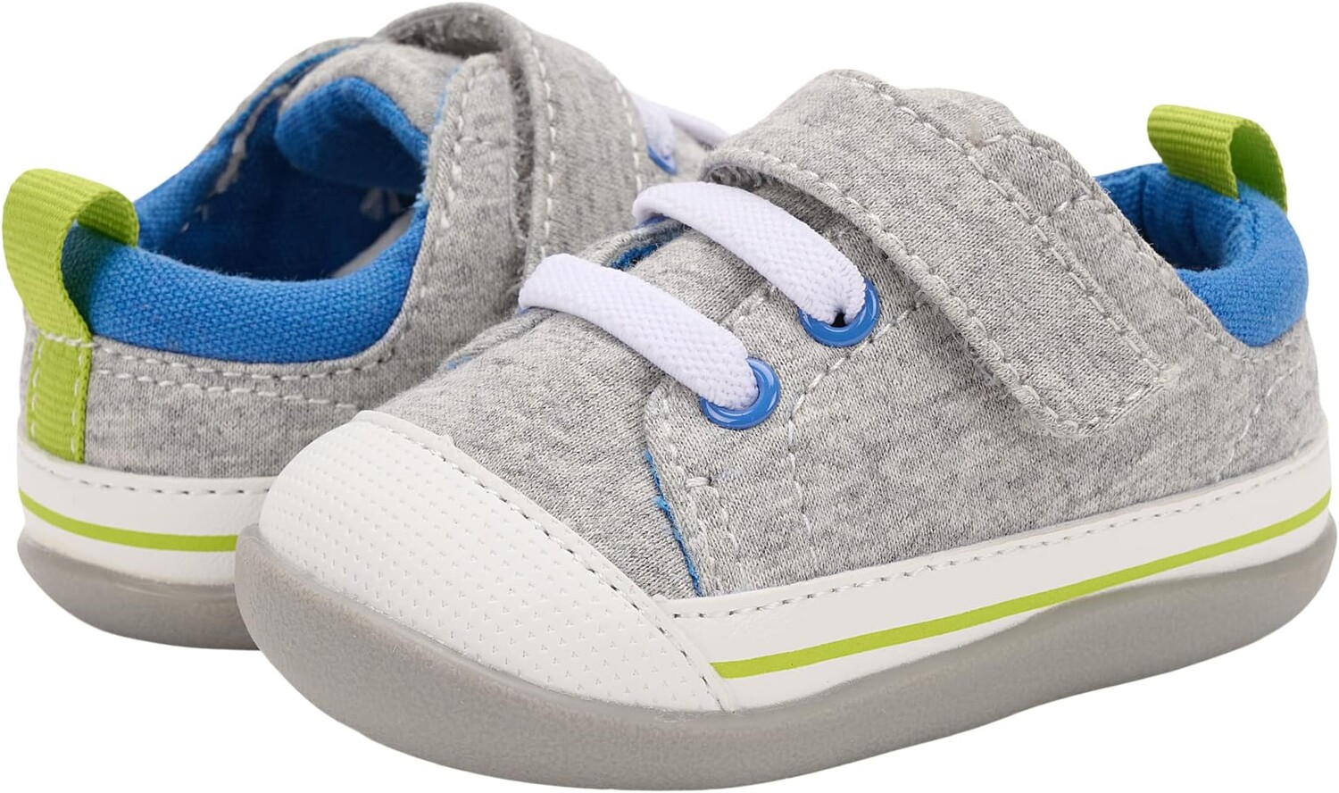 

Кроссовки Stevie II INF See Kai Run, цвет Gray Jersey/Lime
