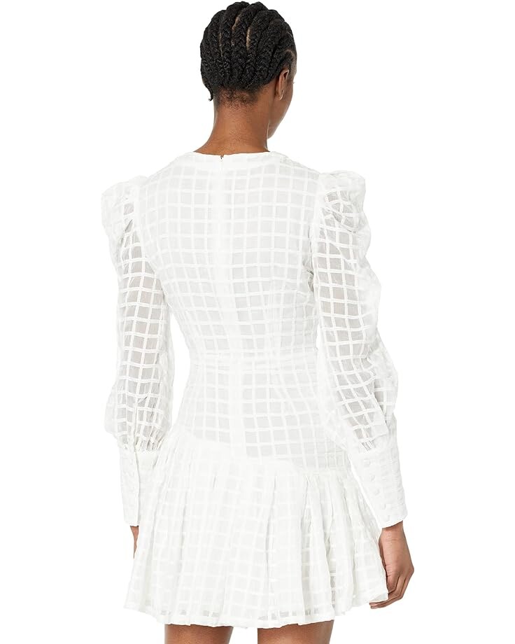 

Платье Bardot Jolie Check Mini Dress, слоновая кость, Бежевый
