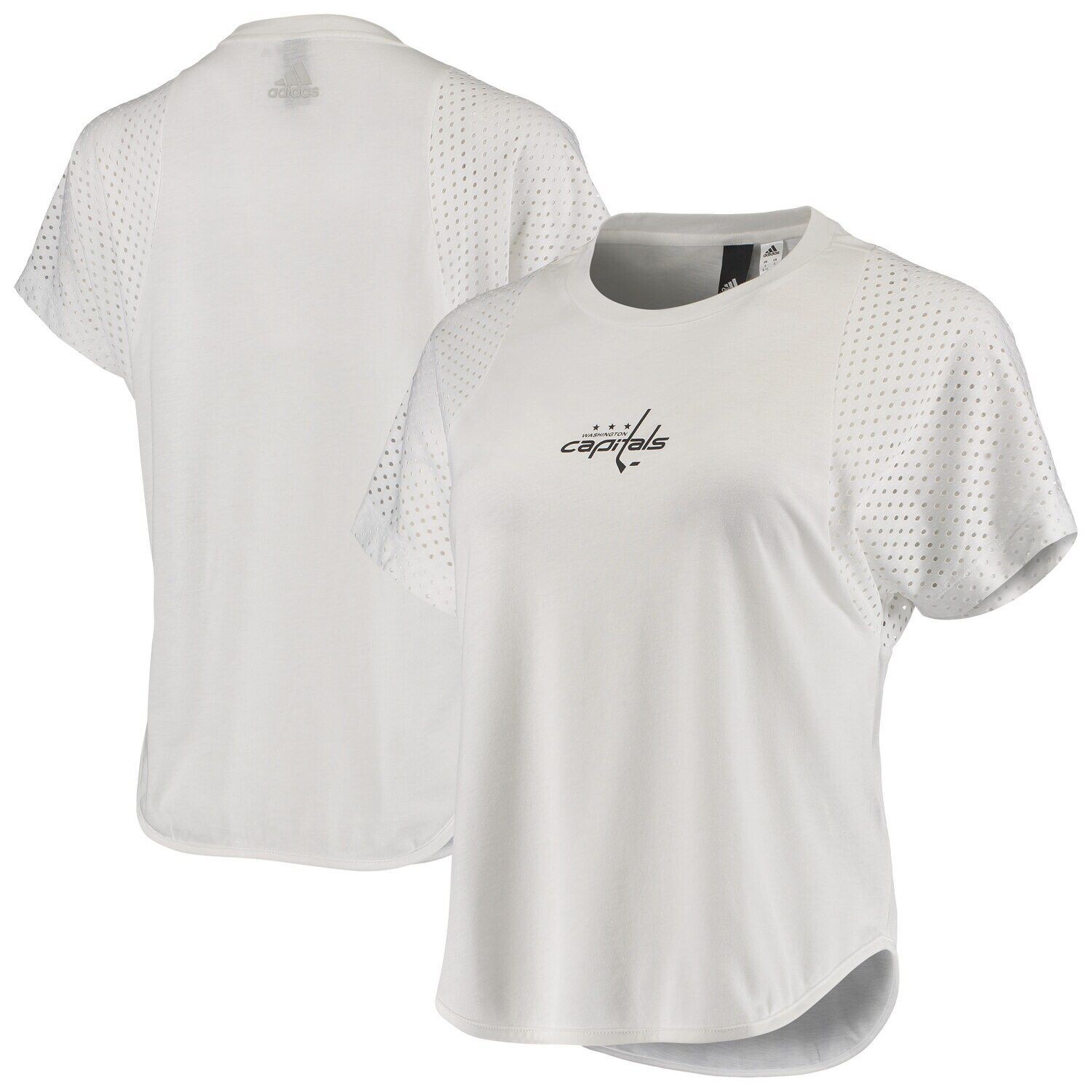 

Женская футболка adidas White Washington Capitals Stadium ID Franchise Tri-Blend adidas