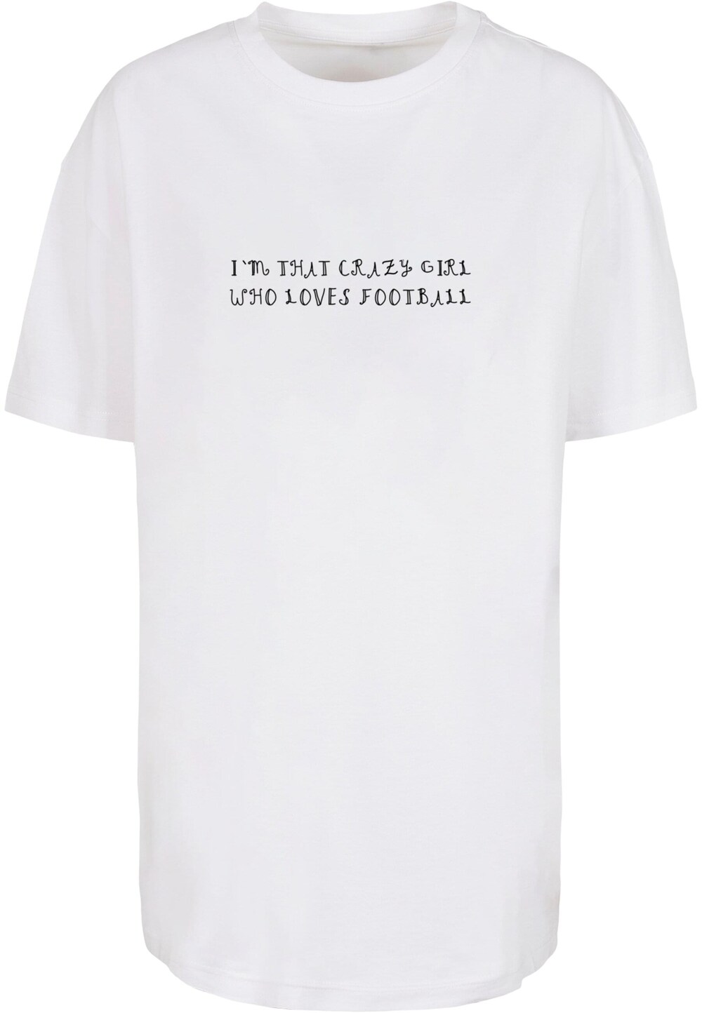 Рубашка Merchcode Crazy Football Girl, белый