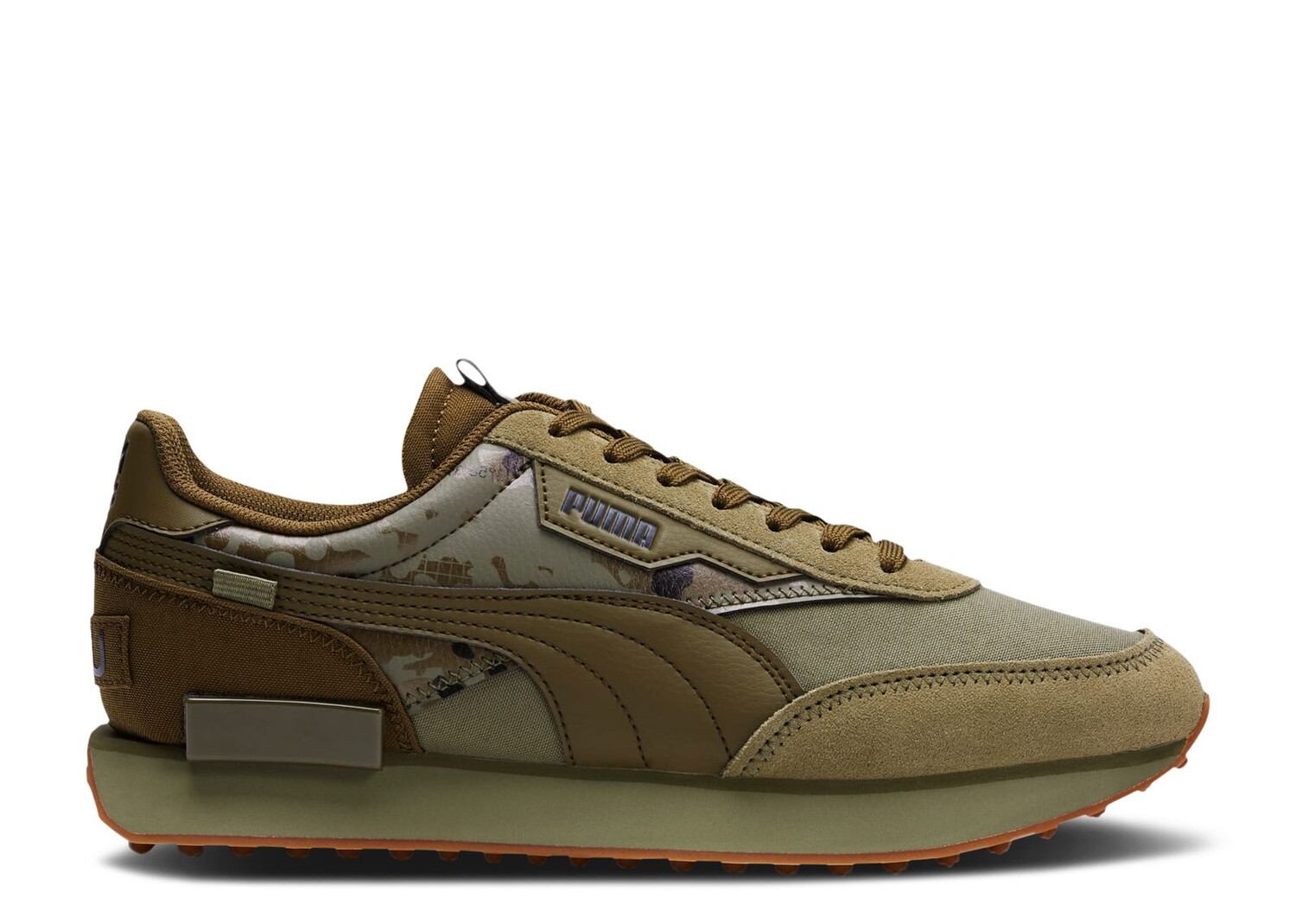 

Кроссовки Puma Future Rider 'Nyc - Dark Olive Camo', зеленый, Зеленый;коричневый