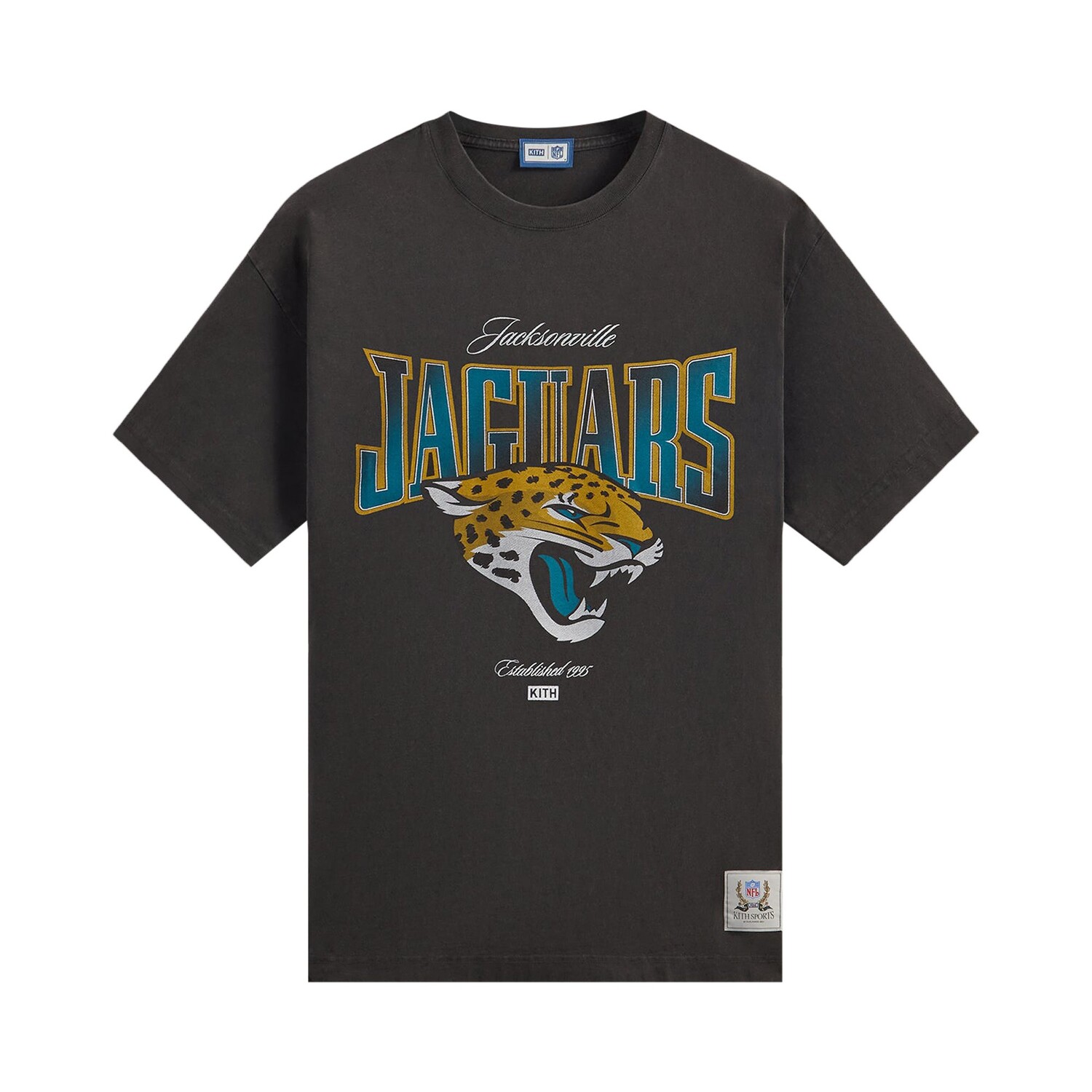 

Kith For The NFL: винтажная футболка Jaguar черная, Черный