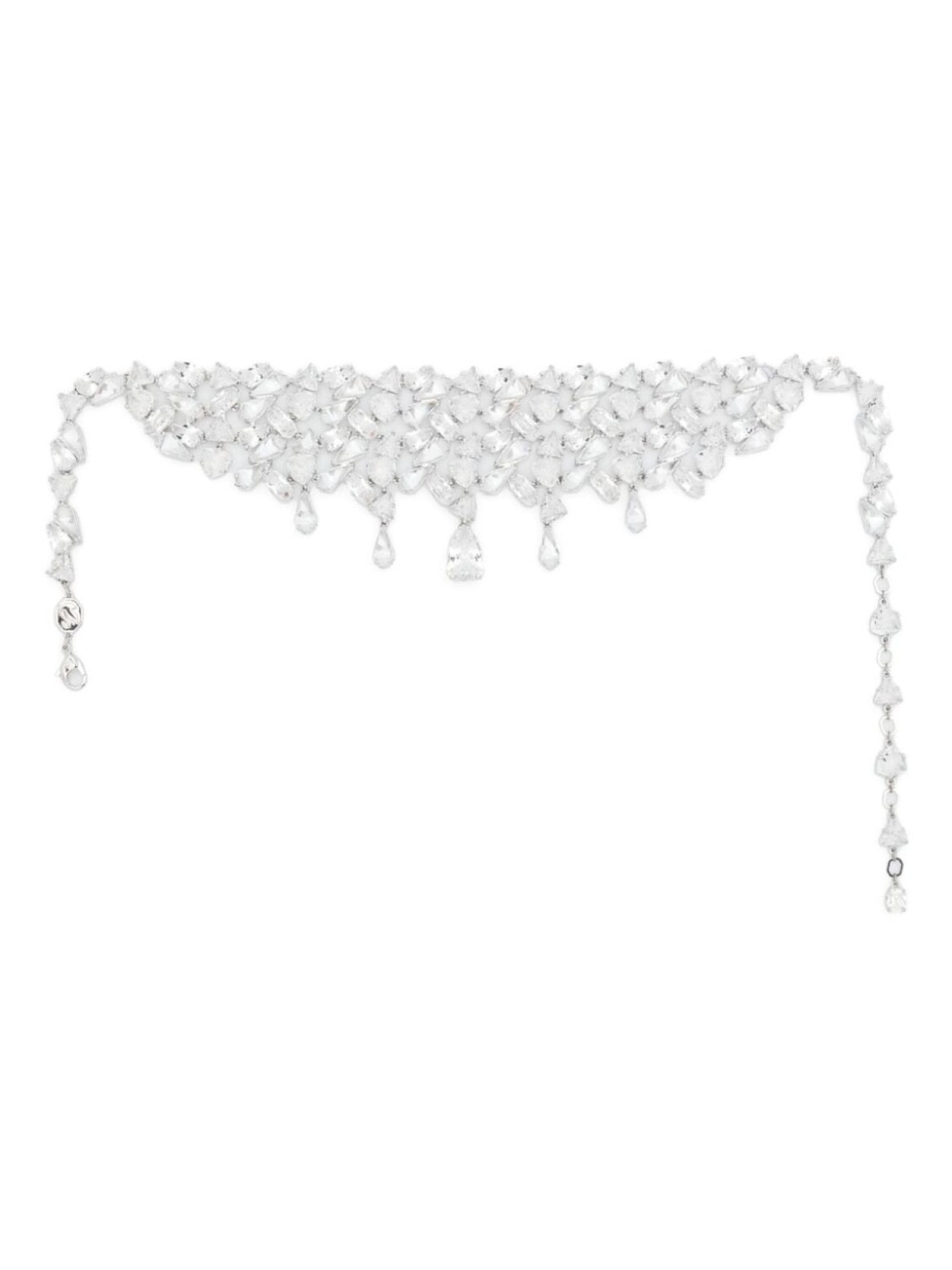 

Колье-чокер Mesmera с кристаллами Swarovski, серебряный
