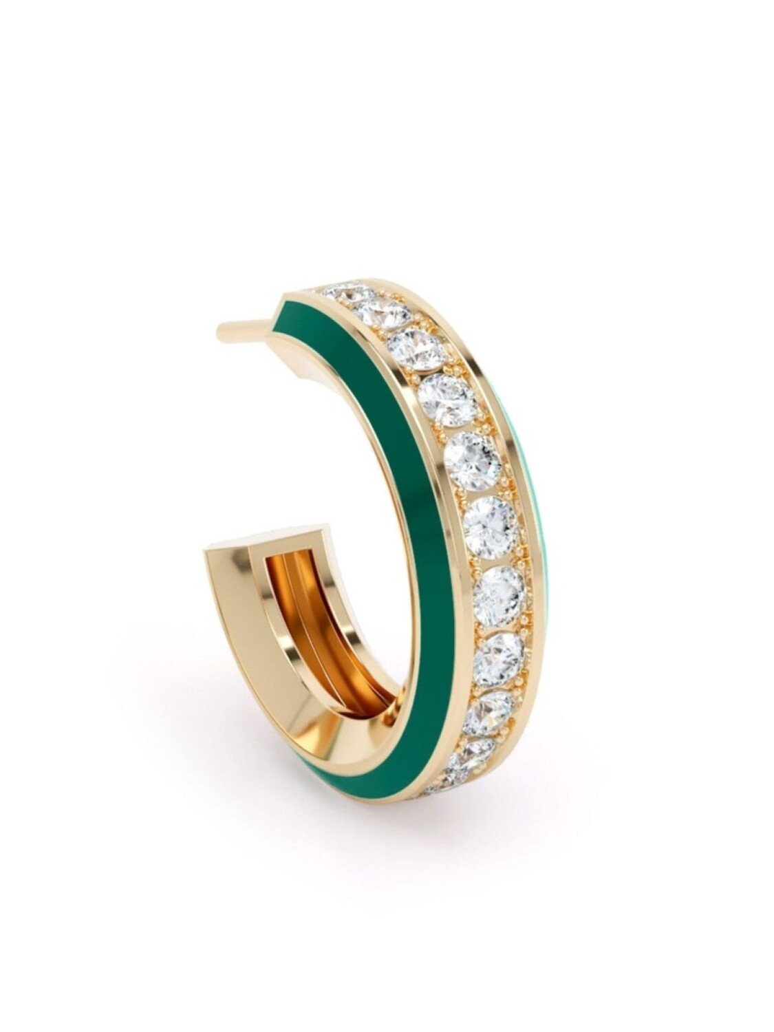 

Серьги с бриллиантами Eternity из 18-каратного желтого золота LOEV, желтый