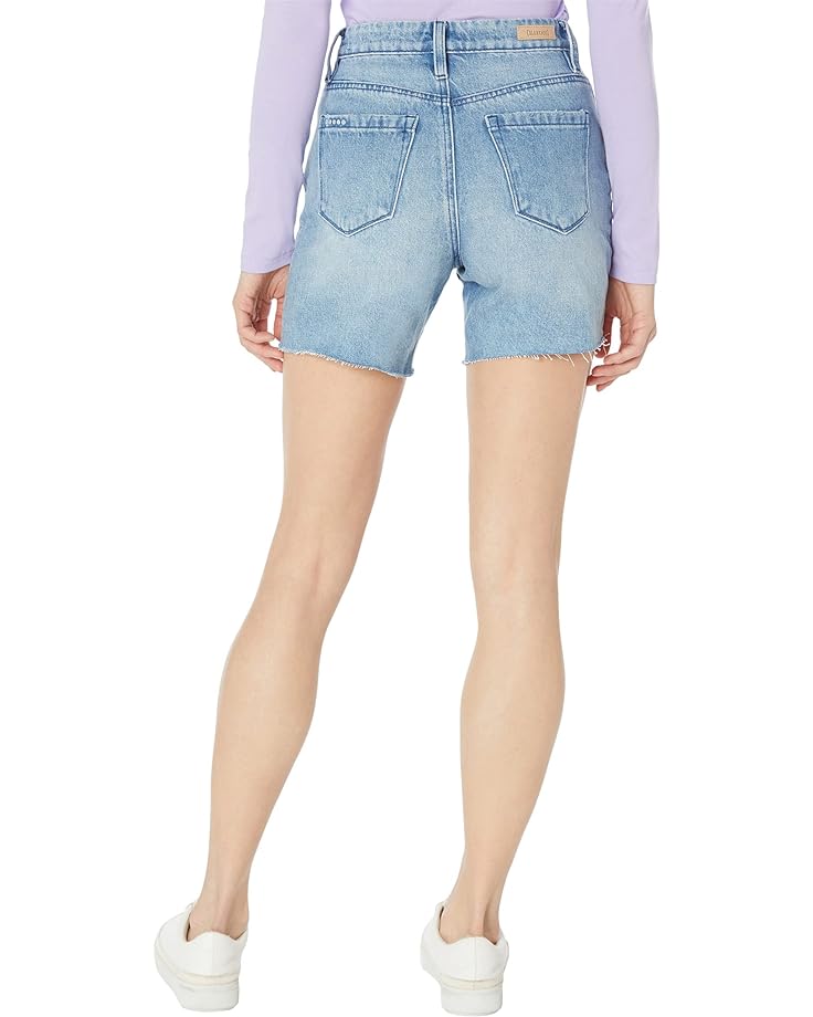 Шорты Blank NYC Warren High-Rise Exposed Button Fly Distressed Shorts, цвет Girls Room