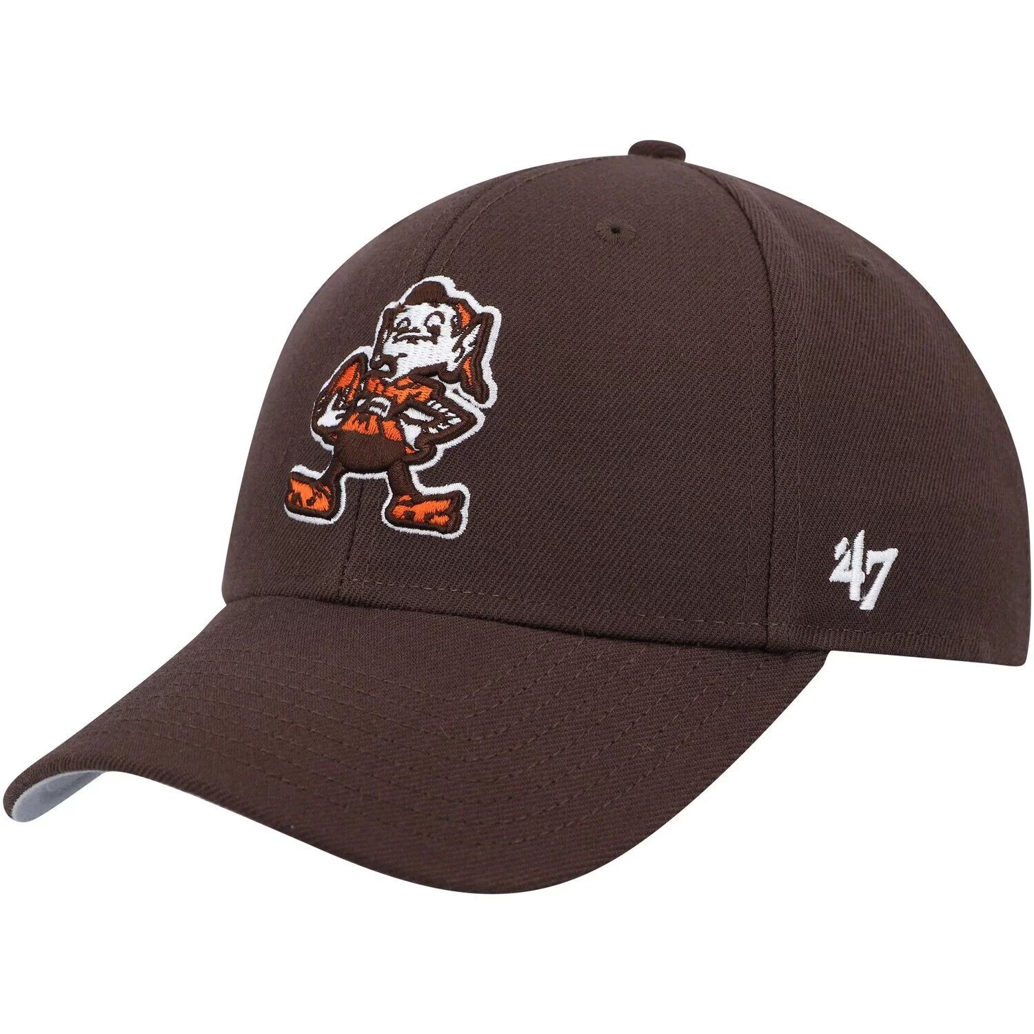 

Мужская коричневая регулируемая кепка Cleveland Browns MVP '47