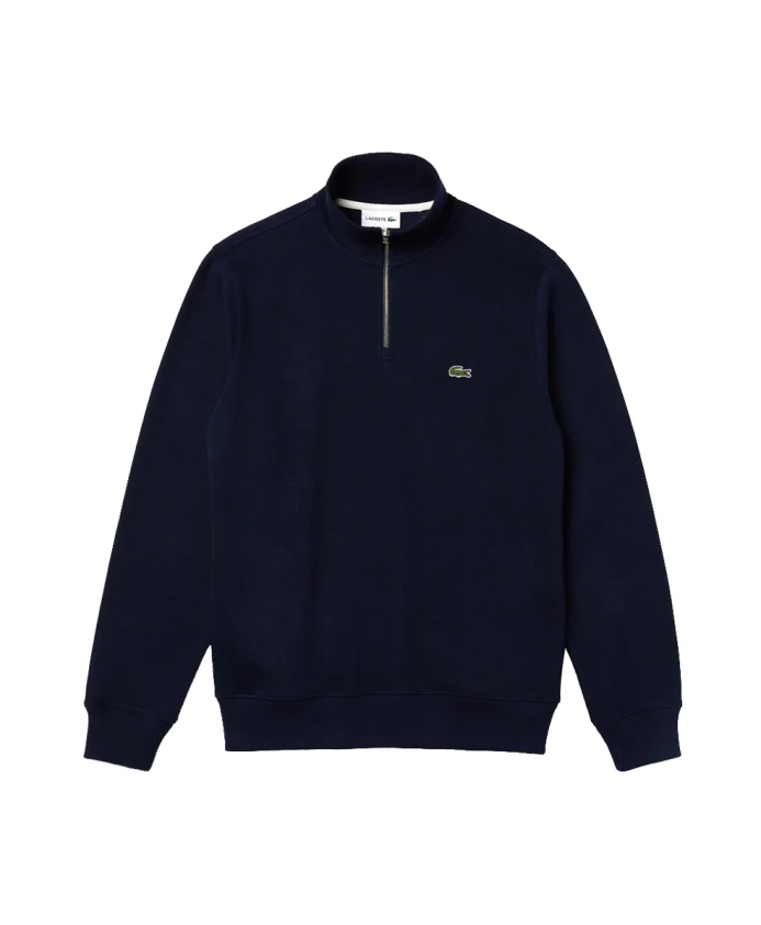 

Свитер с классическим логотипом из хлопка Lacoste, синий
