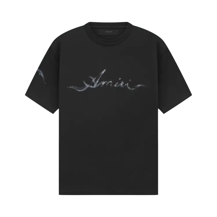 

Футболка Amiri Smoke 'Black', черный