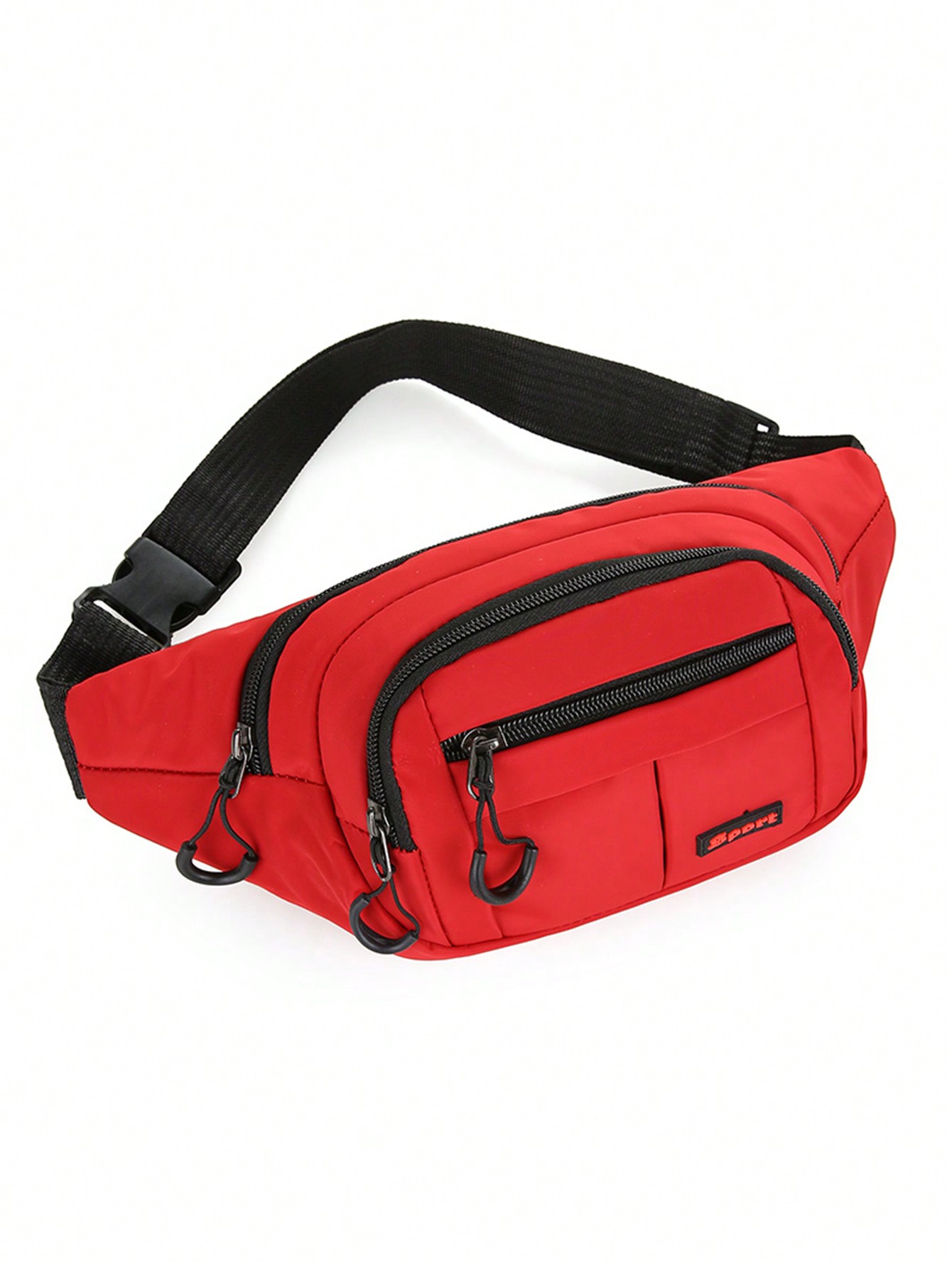Мужская легкая водонепроницаемая тканевая нагрудная сумка с несколькими отделениями и поясная сумка, красный