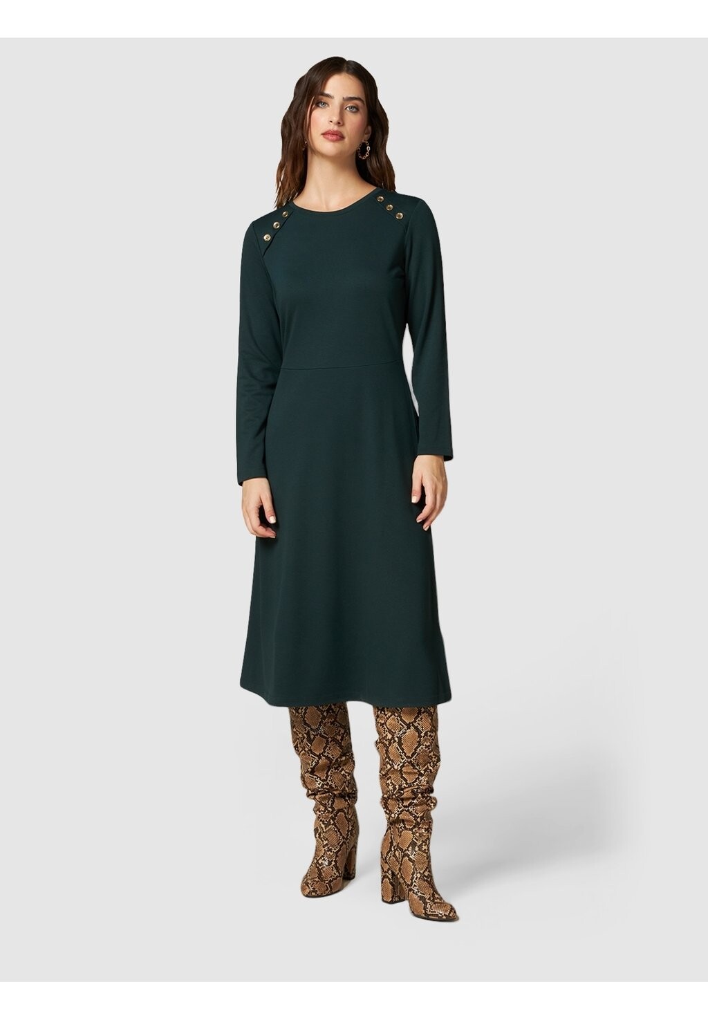 

Платье из джерси Milano Stitch Oltre, зеленый