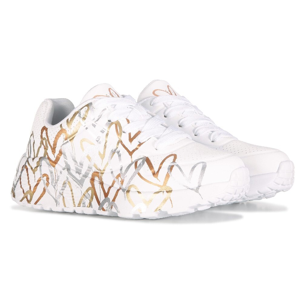 

Детские кроссовки Street Uno Lite Little/Big Kid Skechers, белый
