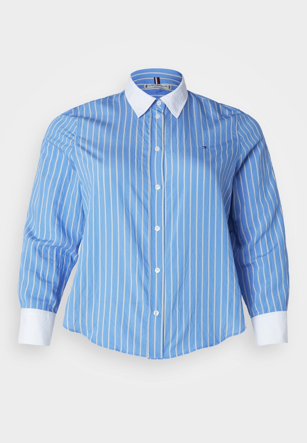 

Рубашка Stripe Shirt Tommy Hilfiger, сосуд синего цвета