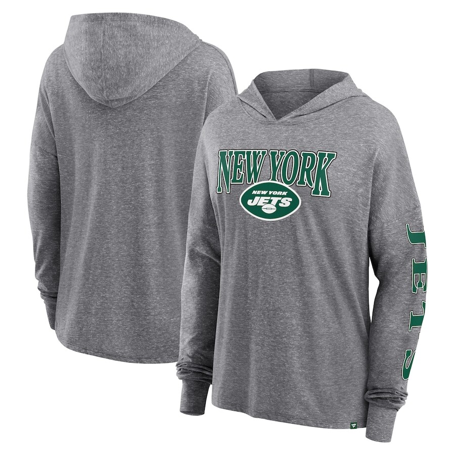 

Футболка с длинным рукавом Fanatics Branded New York Jets, серый