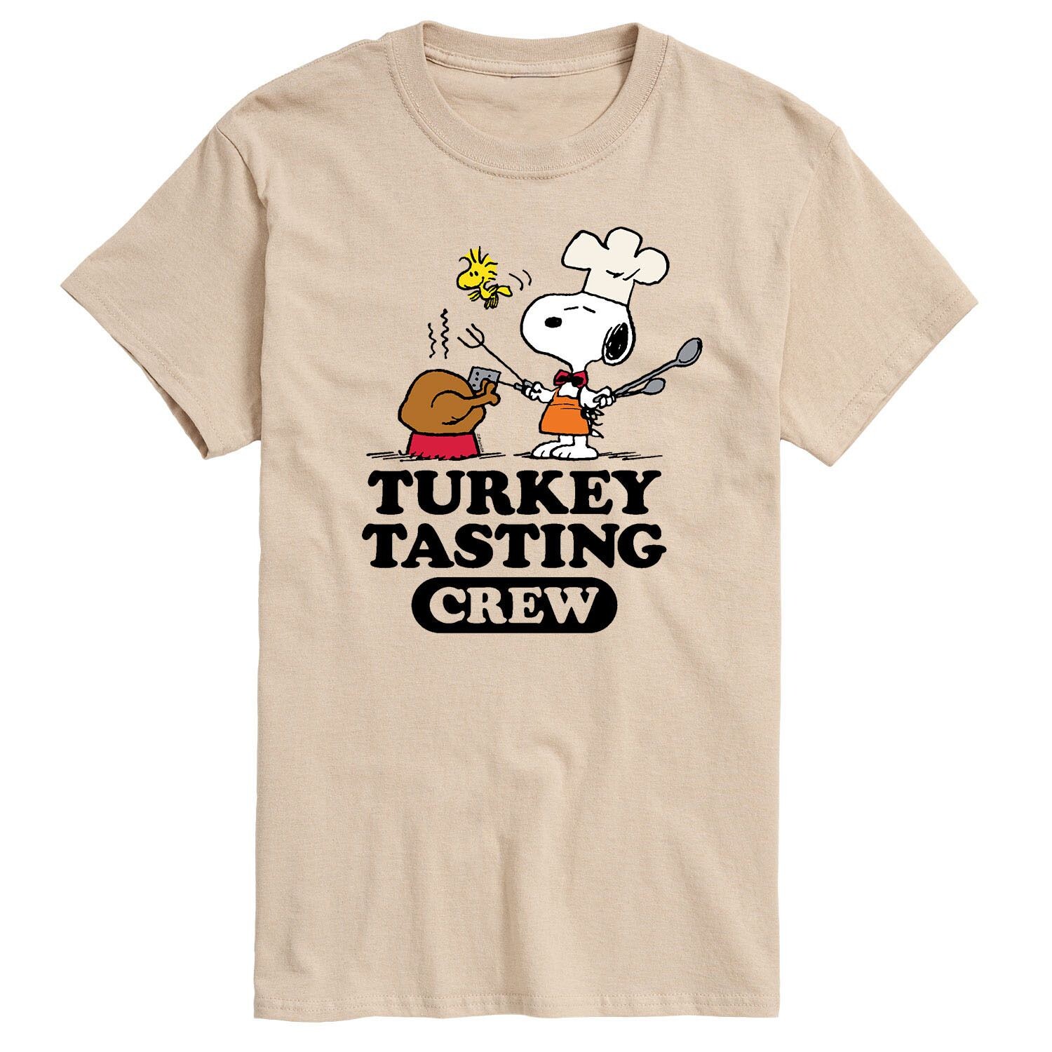 

Мужская футболка Peanuts Turkey Tasting Crew Licensed Character