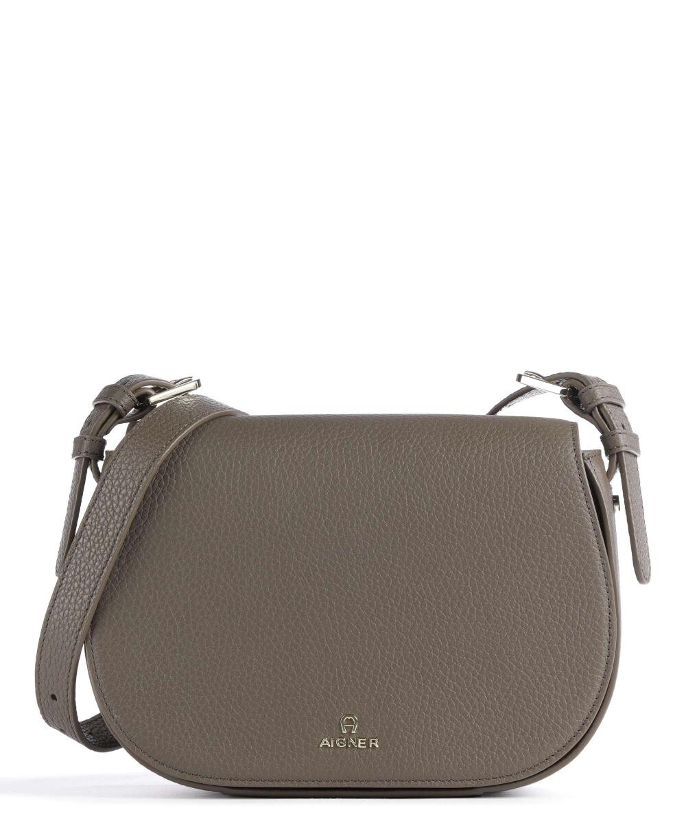 

Сумка через плечо Ivy M из зерненой яловой кожи Aigner, коричневый
