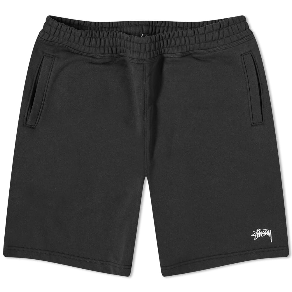 

Шорты Stussy Stock с логотипом, черный