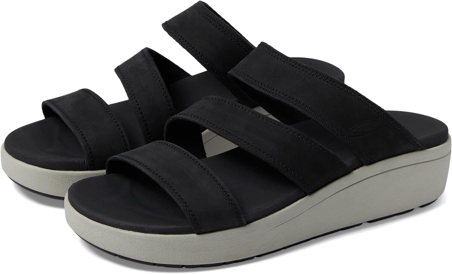 

Босоножки Ellecity Slide KEEN, цвет Black/Drizzle