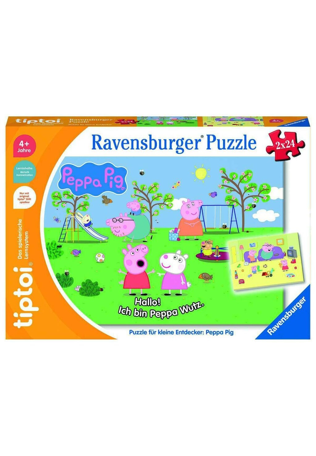 

Пазл TIPTOI FÜR KLEINE ENTDECKER PEPPA PIG Ravensburger, цвет mehrfarbig