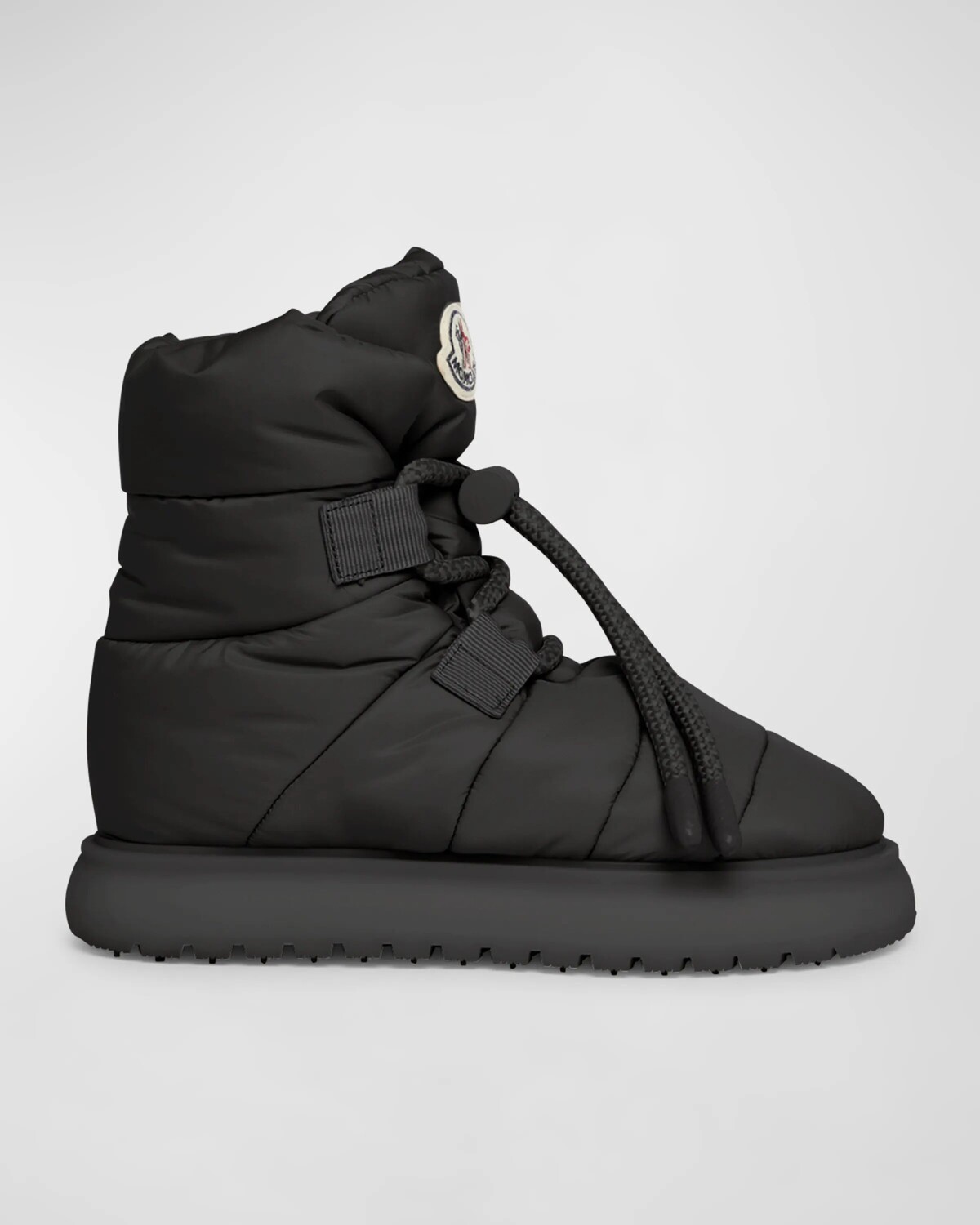 

Нейлоновые зимние ботинки Gaia на шнуровке Moncler, черный