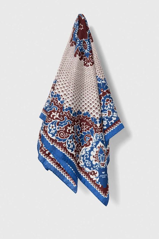 цена Шелковый шарф Weekend Max Mara, синий