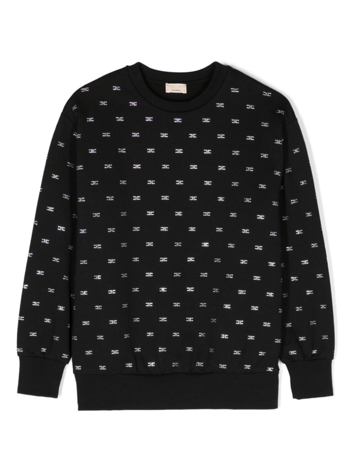 

Elisabetta Franchi La Mia Bambina толстовка со стразами, черный