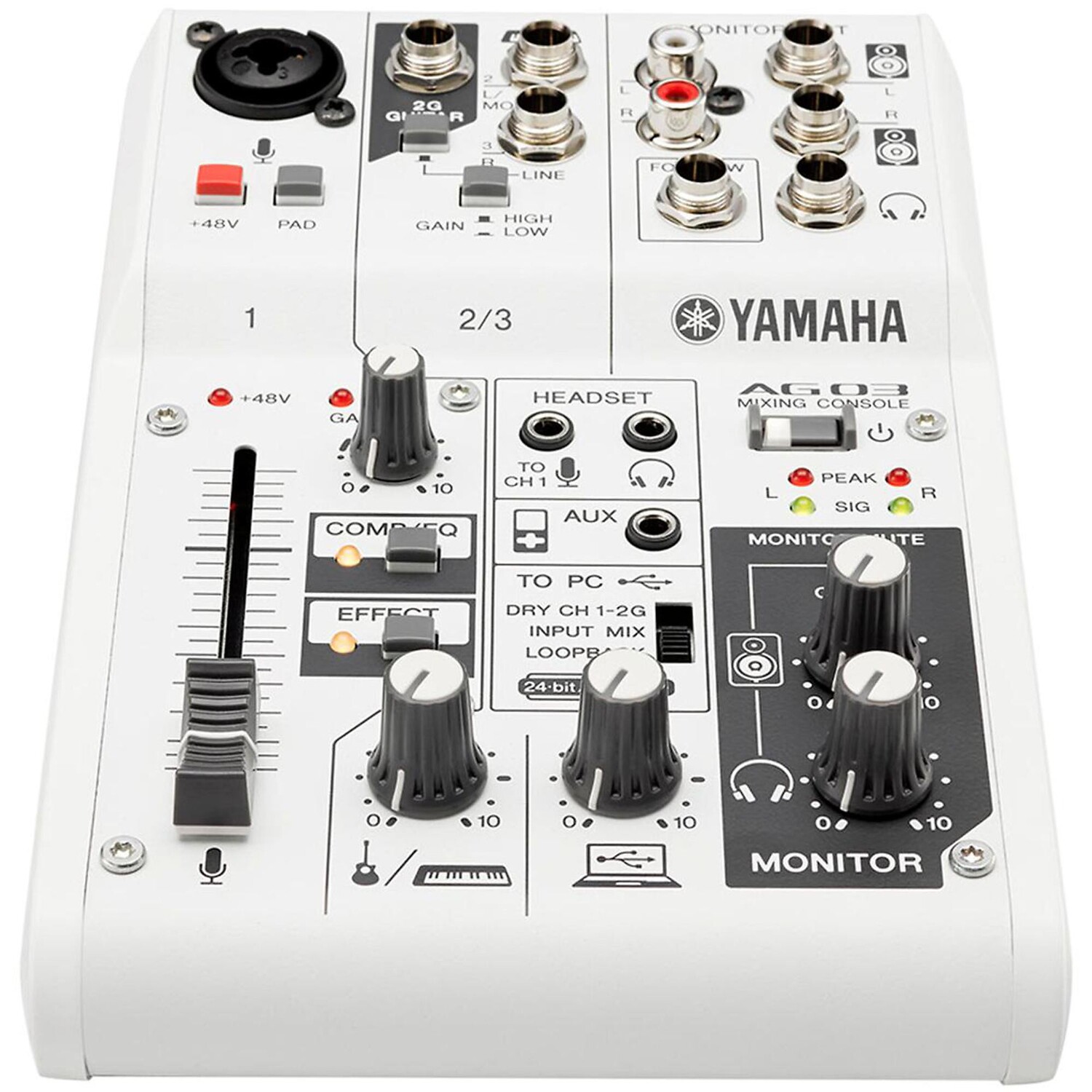 

Yamaha AG03 3-канальный микшер/интерфейс USB для IOS/MAC/ПК