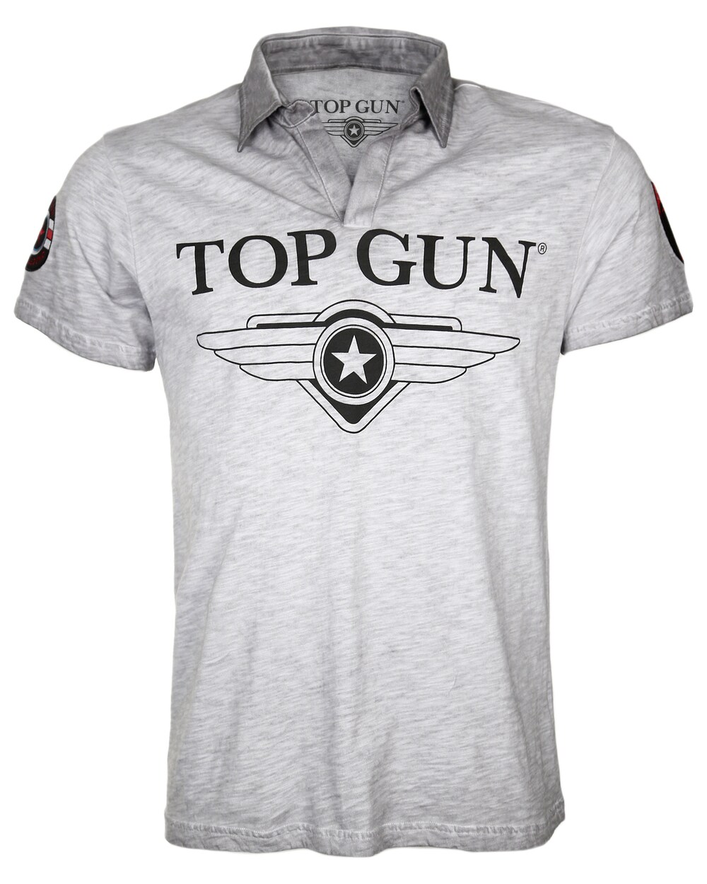 Футболка Top Gun Star, серый star cut cut star 9mm special series star logo laser cut wooden grip gun grips gun accessory av gun pistol grips 1