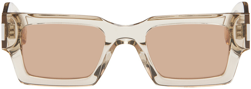 

Желтые солнцезащитные очки SL 572 Saint Laurent
