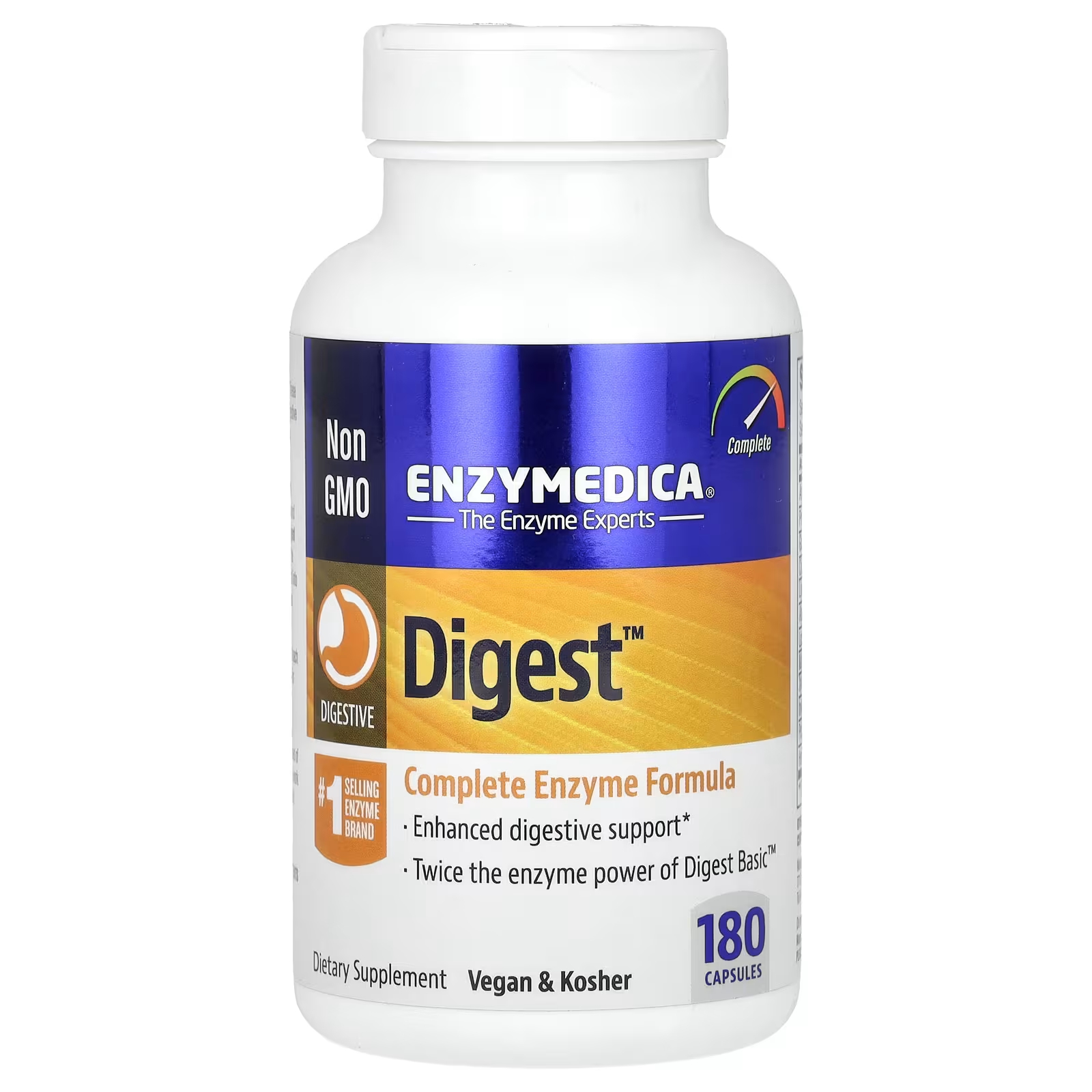 Enzymedica Digest 180 капсул enzymedica chewable digest апельсин 30 жевательных таблеток