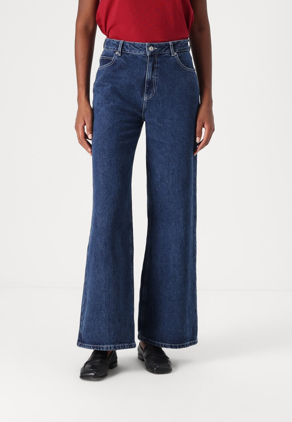 

Расклешенные джинсы WAYNE JEANS BLANCHE, темно-синий