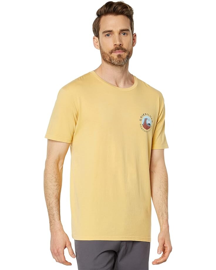

Футболка Quiksilver Bubble Stamp Short Sleeve Tee, цвет Wheat
